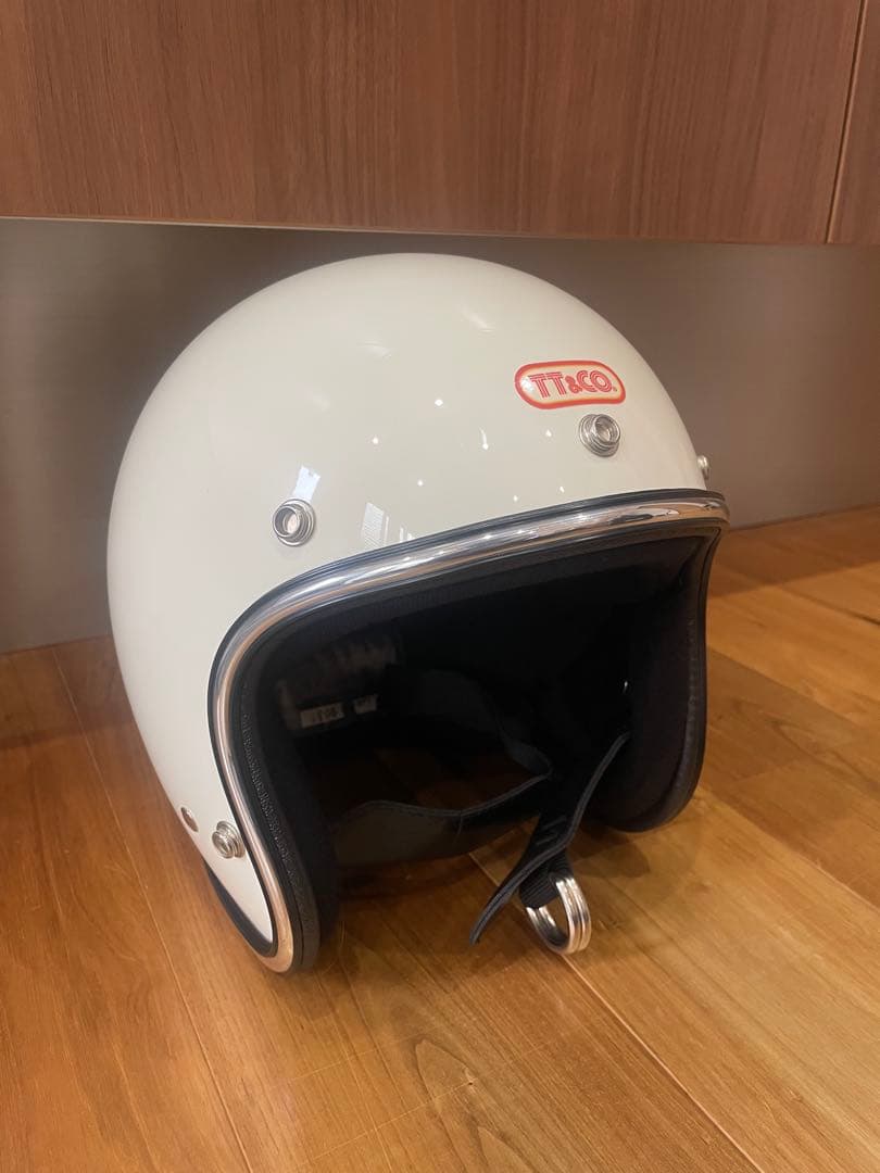 TT&CO. ジェットヘルメット TT-01 アイボリー