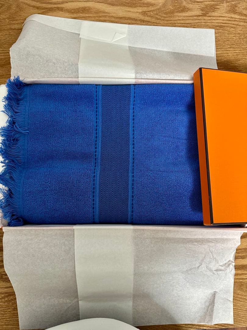 【HERMES】　エルメスビーチタオル「アヴァロン」