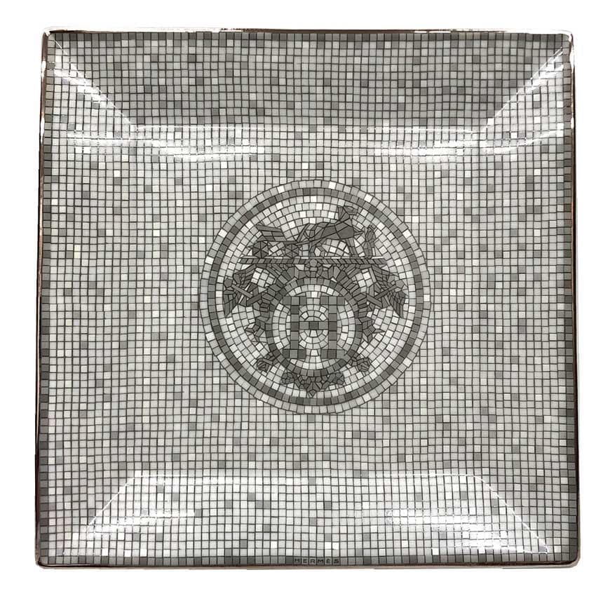 HERMES モザイクヴァンキャトル スクエアプレート 角皿 aq12303