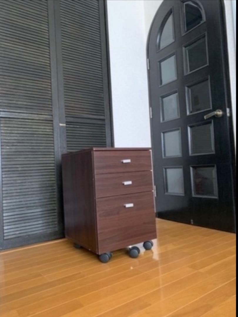 【福岡市 直接引取り限定】キャスター付きデスクワゴン