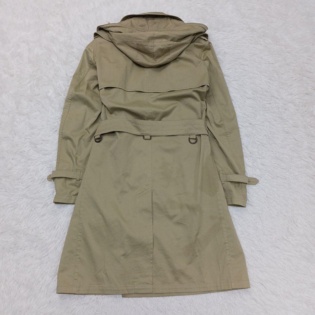 ✨レアデザイン✨アクアスキュータム　トレンチコート　フード付き　36