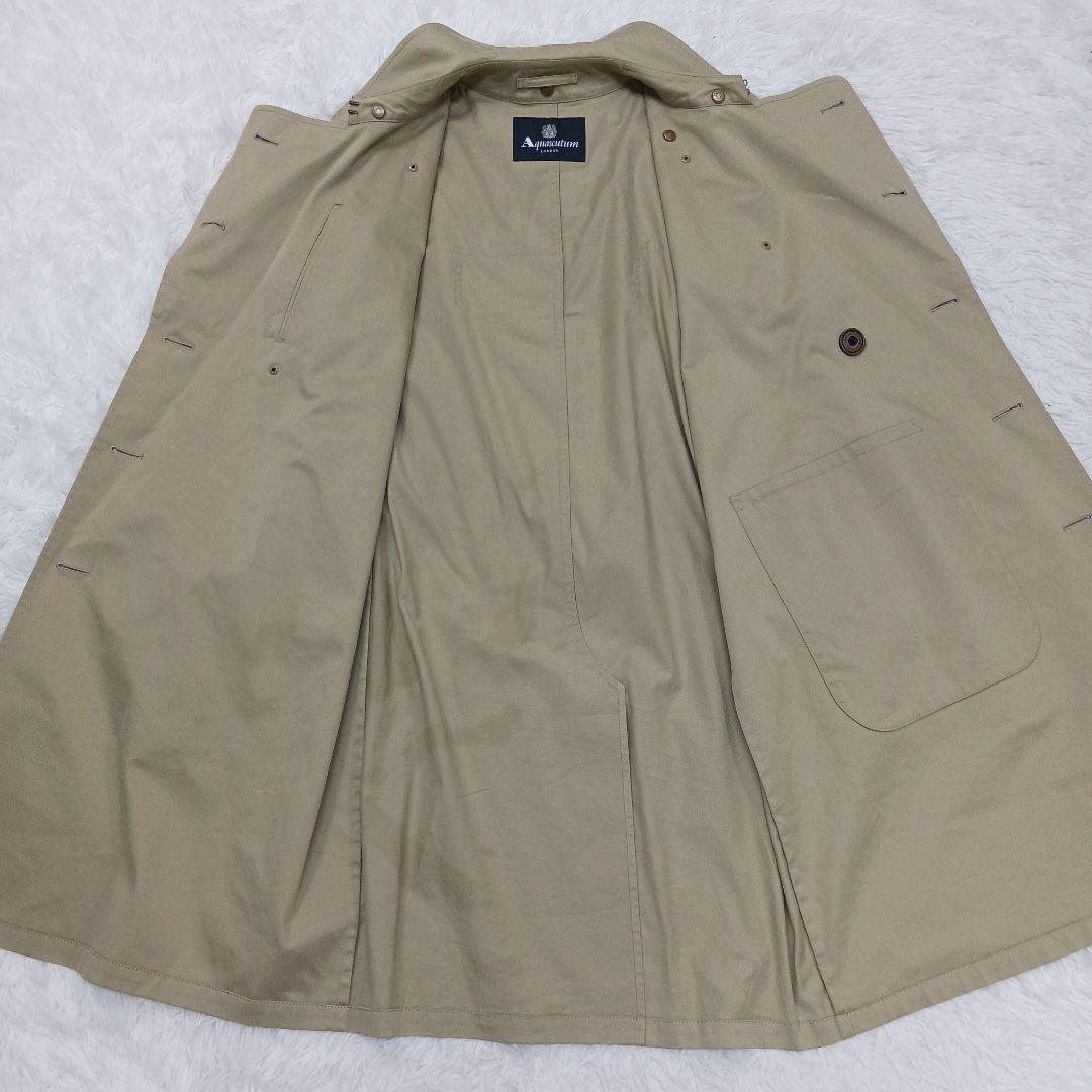 ✨レアデザイン✨アクアスキュータム　トレンチコート　フード付き　36