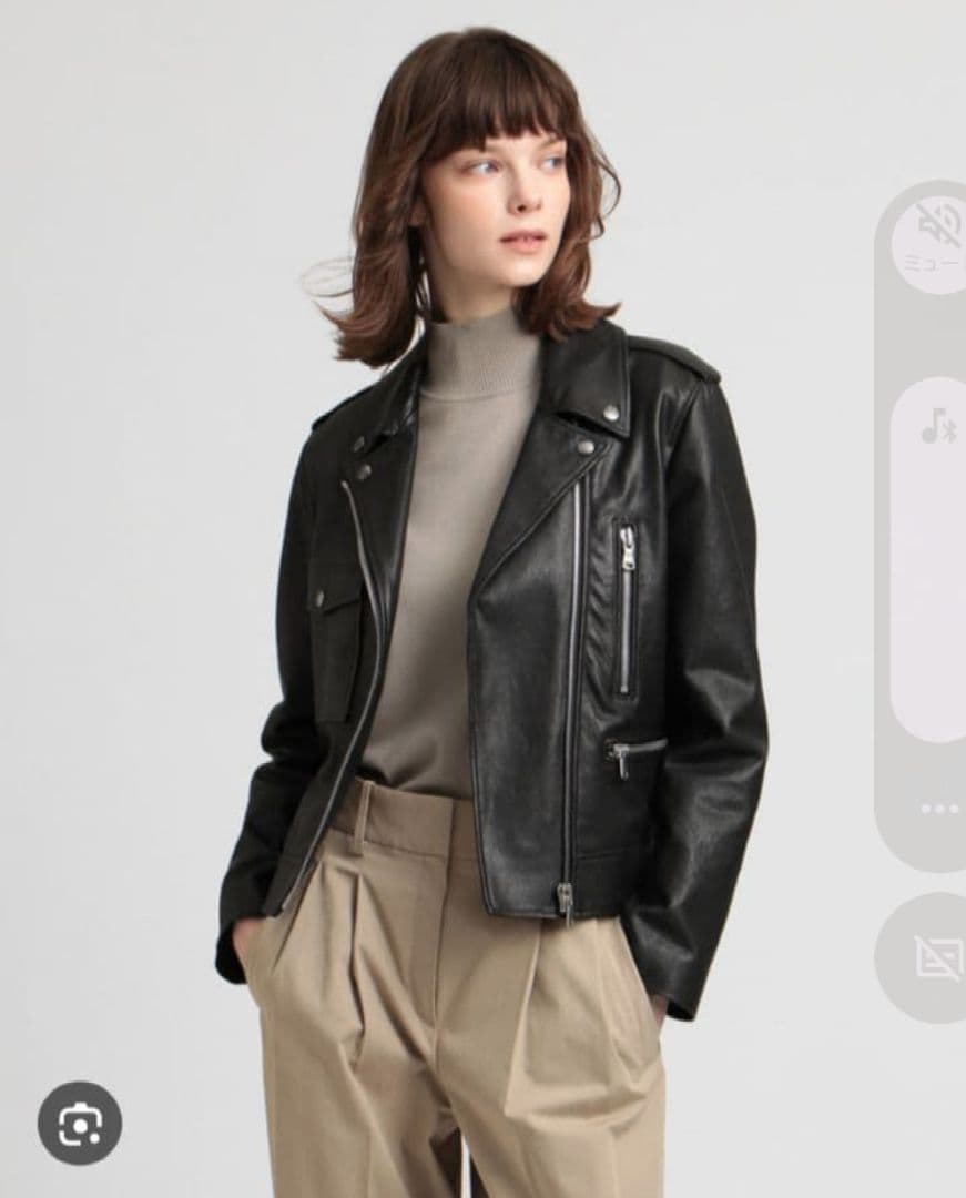 セオリーリュクス　ライダースジャケット　サイズ38