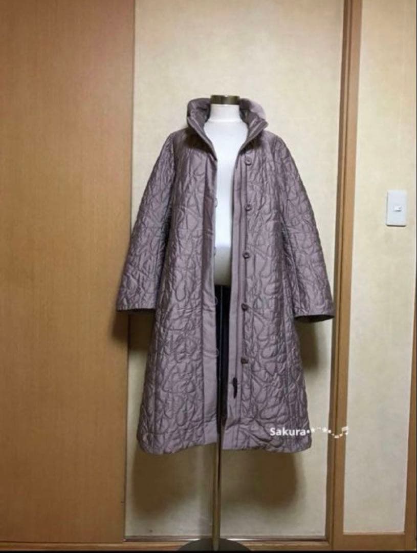 HIROKO KOSHINO❁︎キルティング 中わた ロングコート❁︎ヒロココシノ