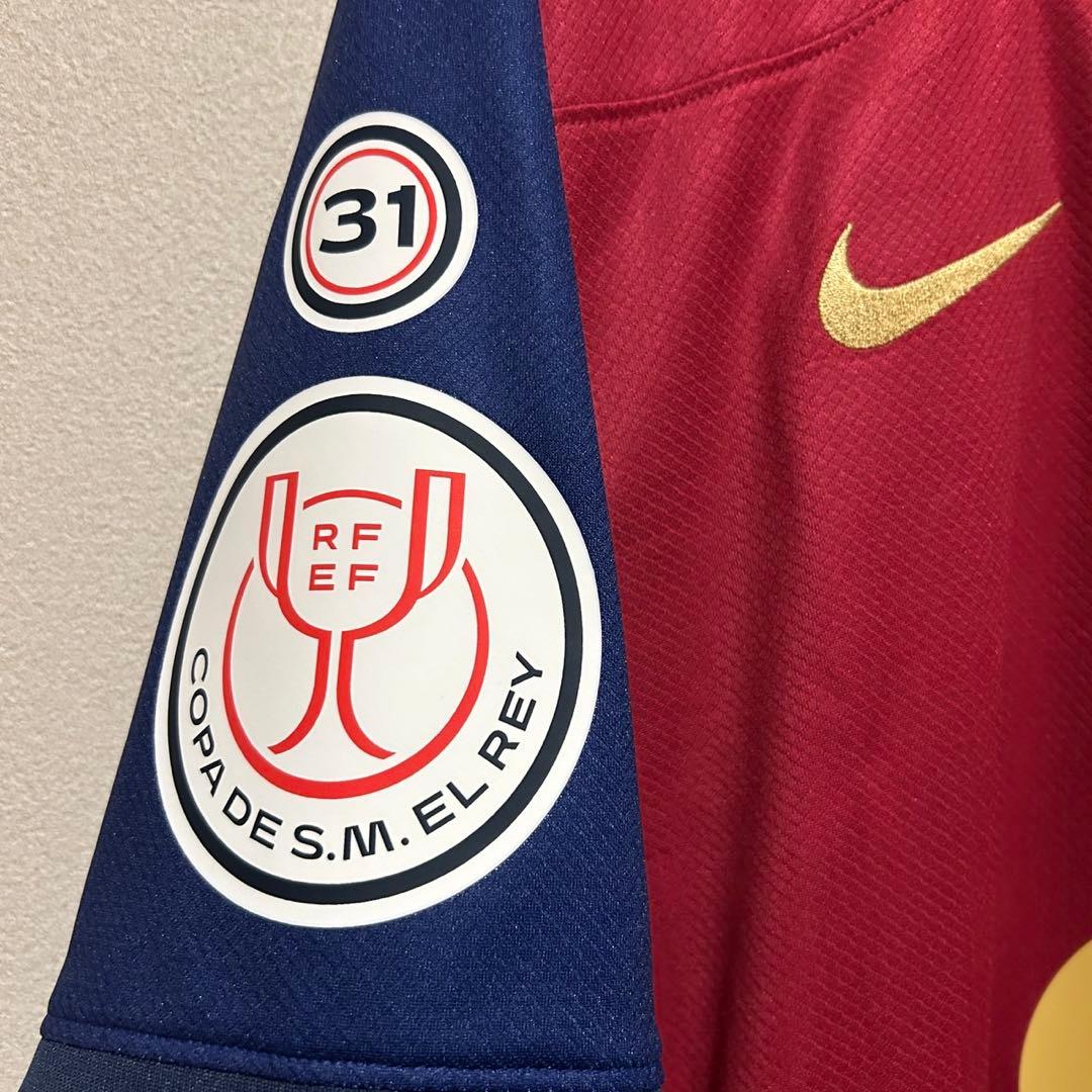 24-25 バルセロナ　ラミン・ヤマル　コパ・デル・レイ　決勝　ユニフォーム