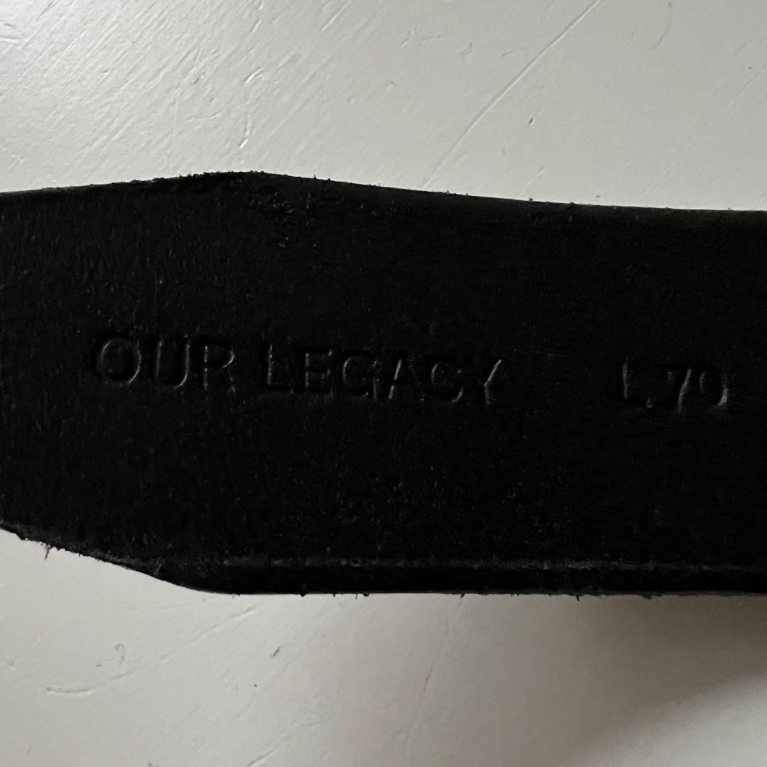 【美品】OUR LEGACY STAR FALL BELT 70サイズ