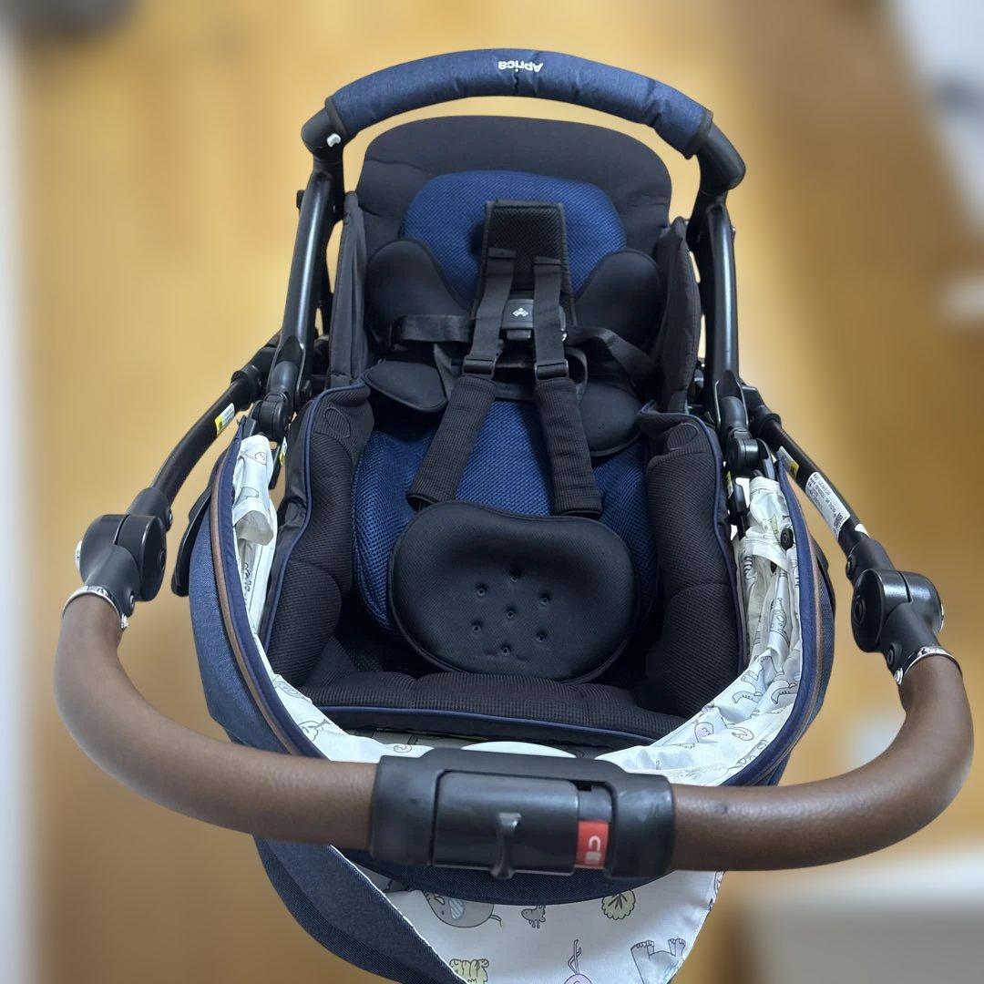 Aprica ベビーカー ネイビー