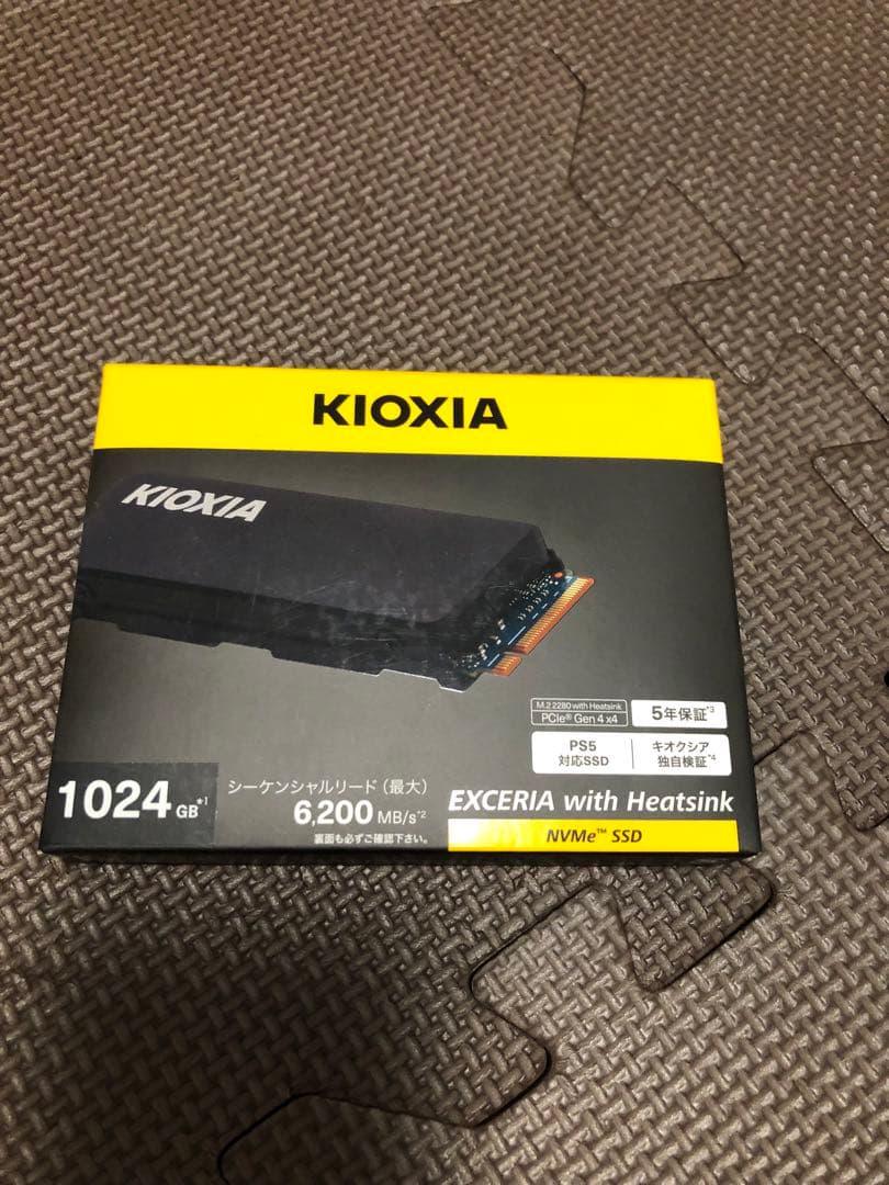 KIOXIA EXCERIA 1TB NVMe SSD ヒートシンク付き未開封②
