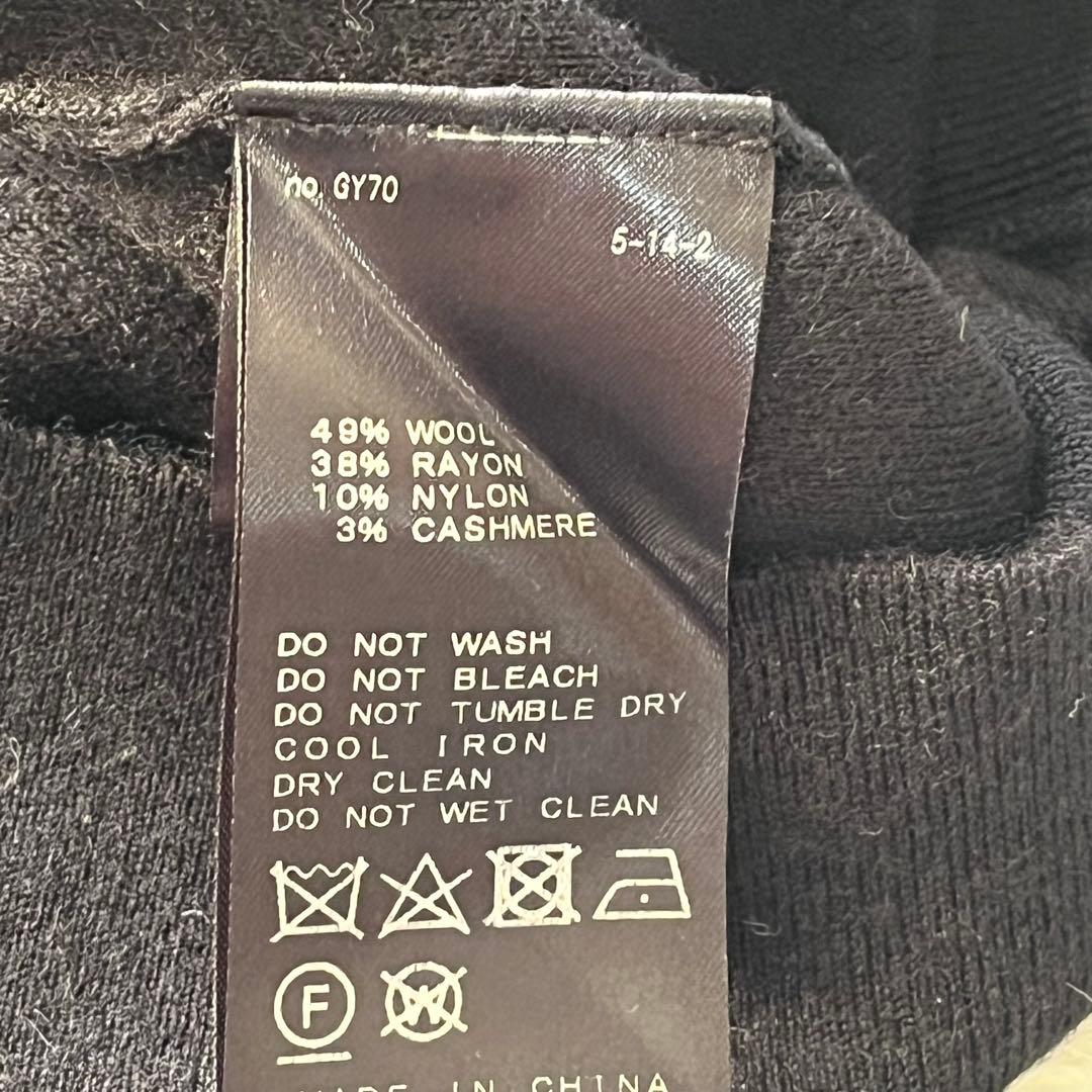 ★美品★EVERYDAY I LIKE ドゥーズィエムクラスカシミア混BK