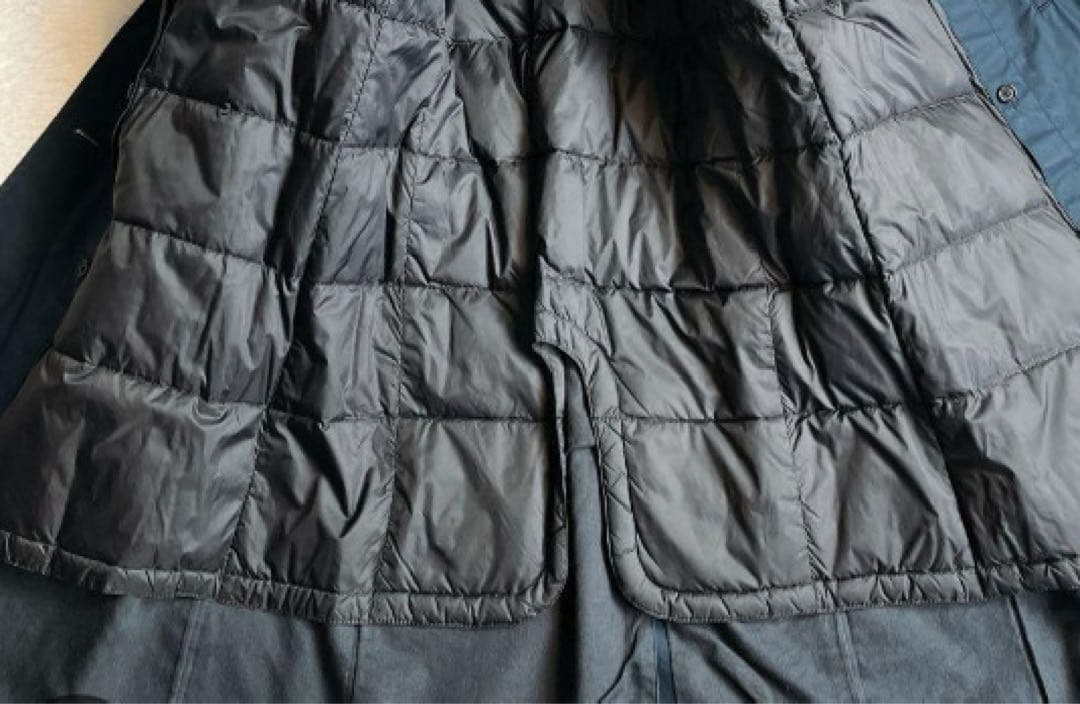 MHL マーガレットハウエル ダウンライナー付き ステンカラーコート Aライン