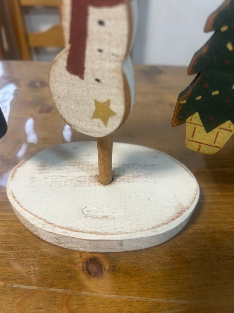 アンファン　木製クリスマスツリー スタンド型