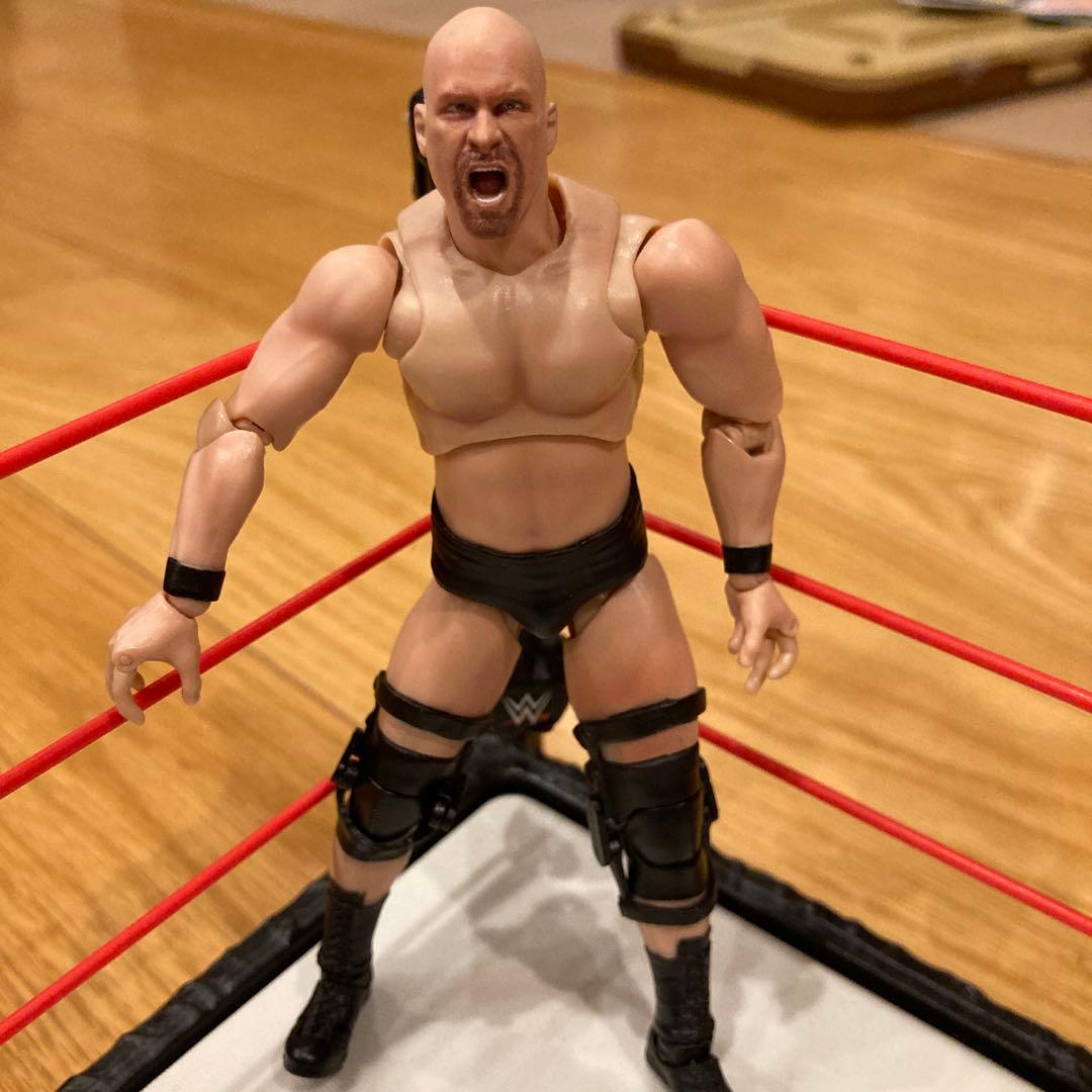 WWE フィギュアセット RAWリング付き