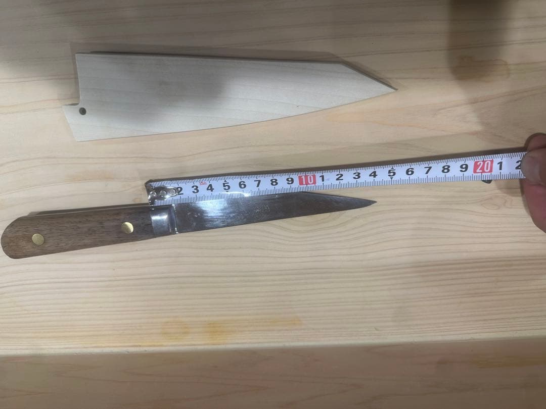 ※本日限りの特別価格‼️玉鋼　本源正則 玉鋼 骨スキ包丁 研ぎ済み 155mm