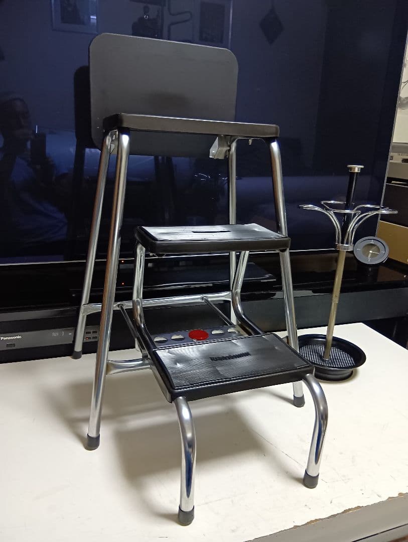 レア　1970's　ドイツ製　hailo　インダストリアル　ステッパー　スツール