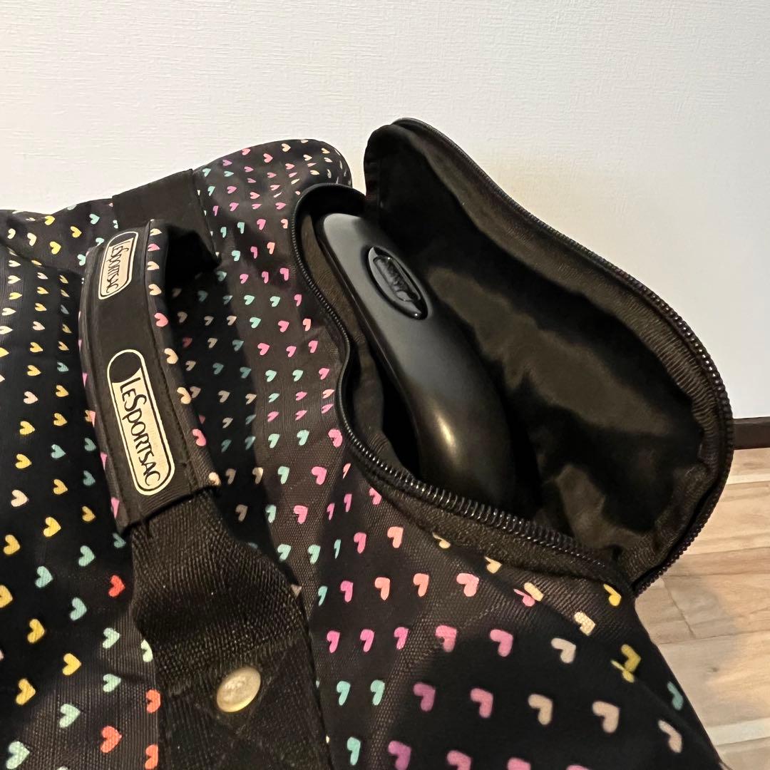 LESPORTSACレスポートサック　キャリーケースバッグ　ハート柄