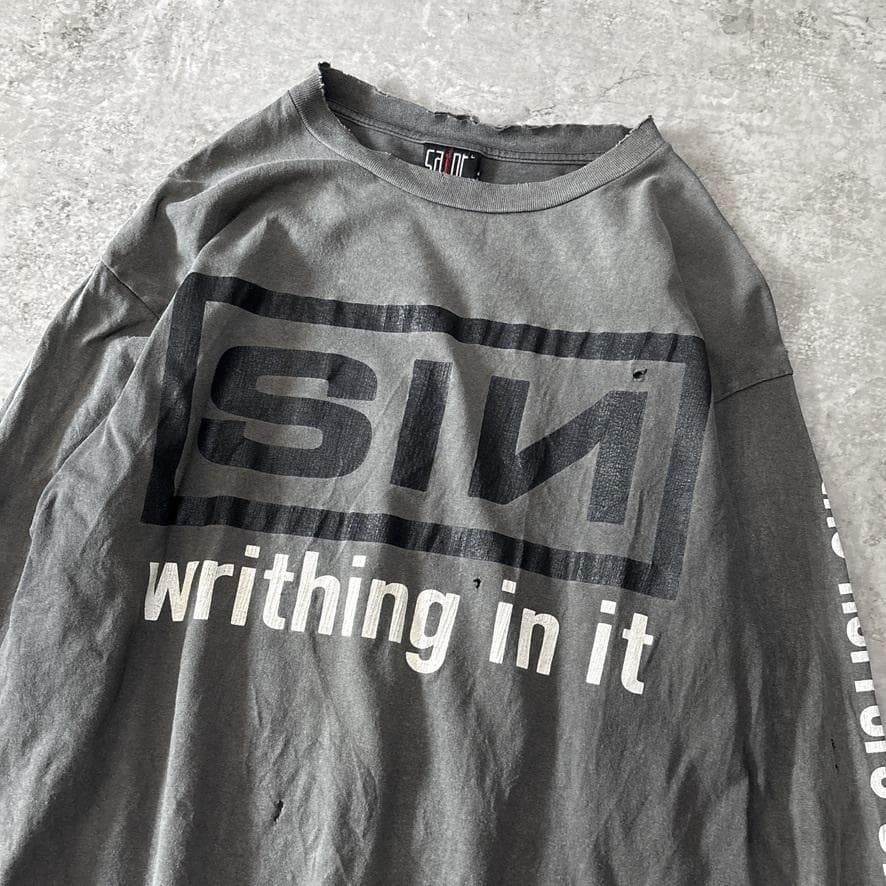 極美品 セントマイケル SIN LS TEE 長袖 Tシャツ ロンT サイズ L