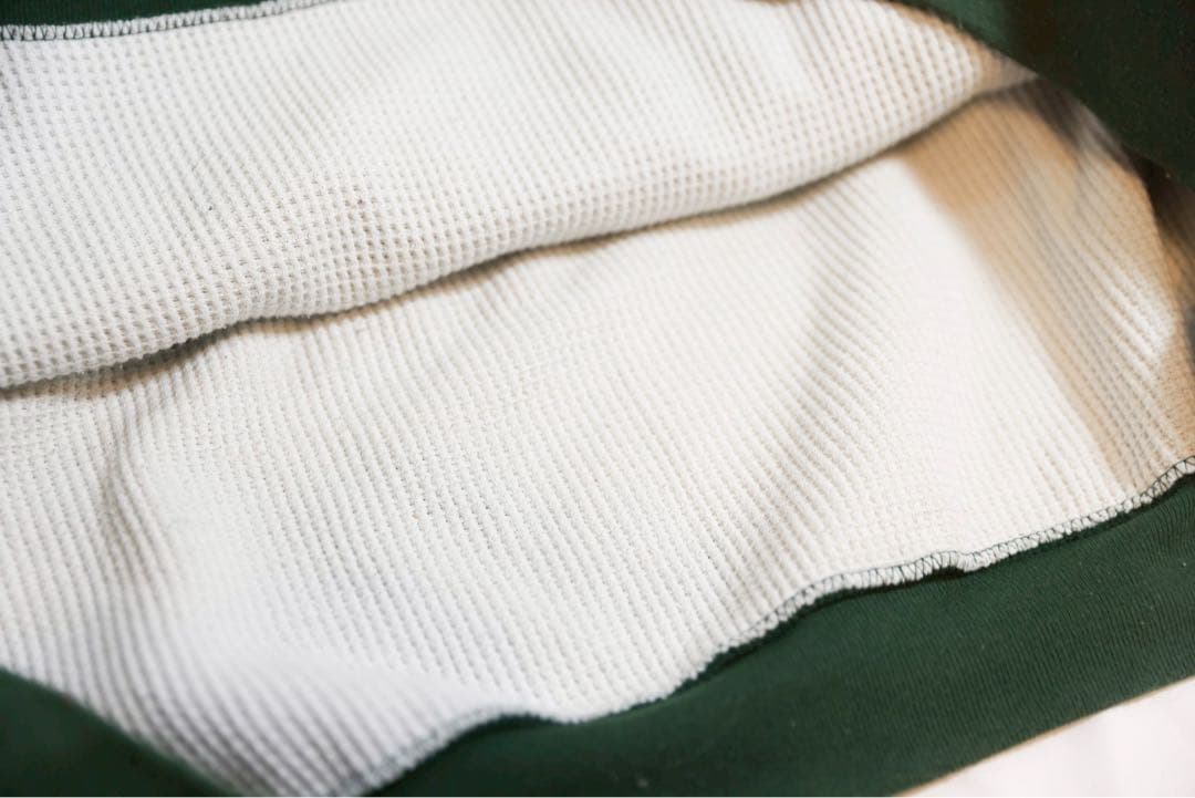 Camber USA製 チルバスター パーカー XL 緑 ワッフル グリーン