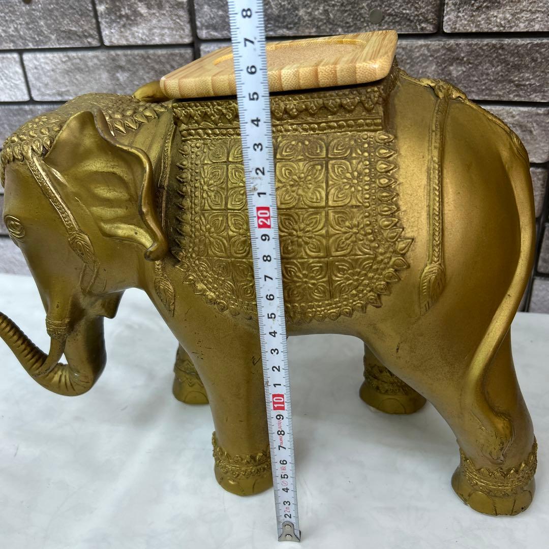 真鍮　ゾウ　置物　インテリア アンティーク