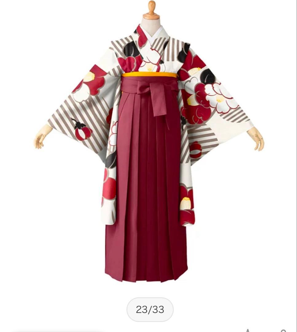 【お値下げ】卒業式　小学生袴4点セット