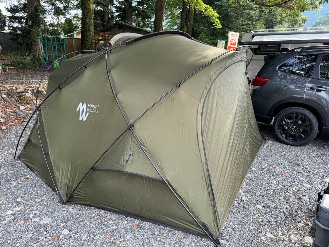 ミニマルワークス　シェルターg スカート有り　オリーブ