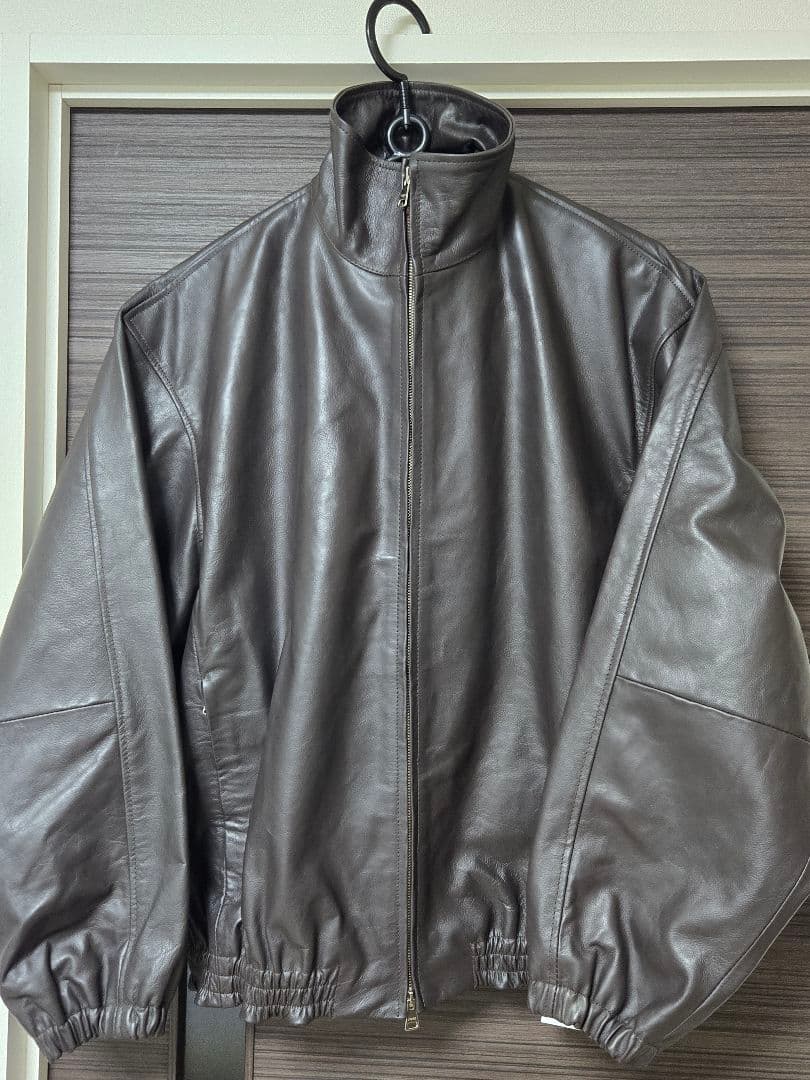新品 YOKE Carf Leather Truck Jacket ブラウン 3