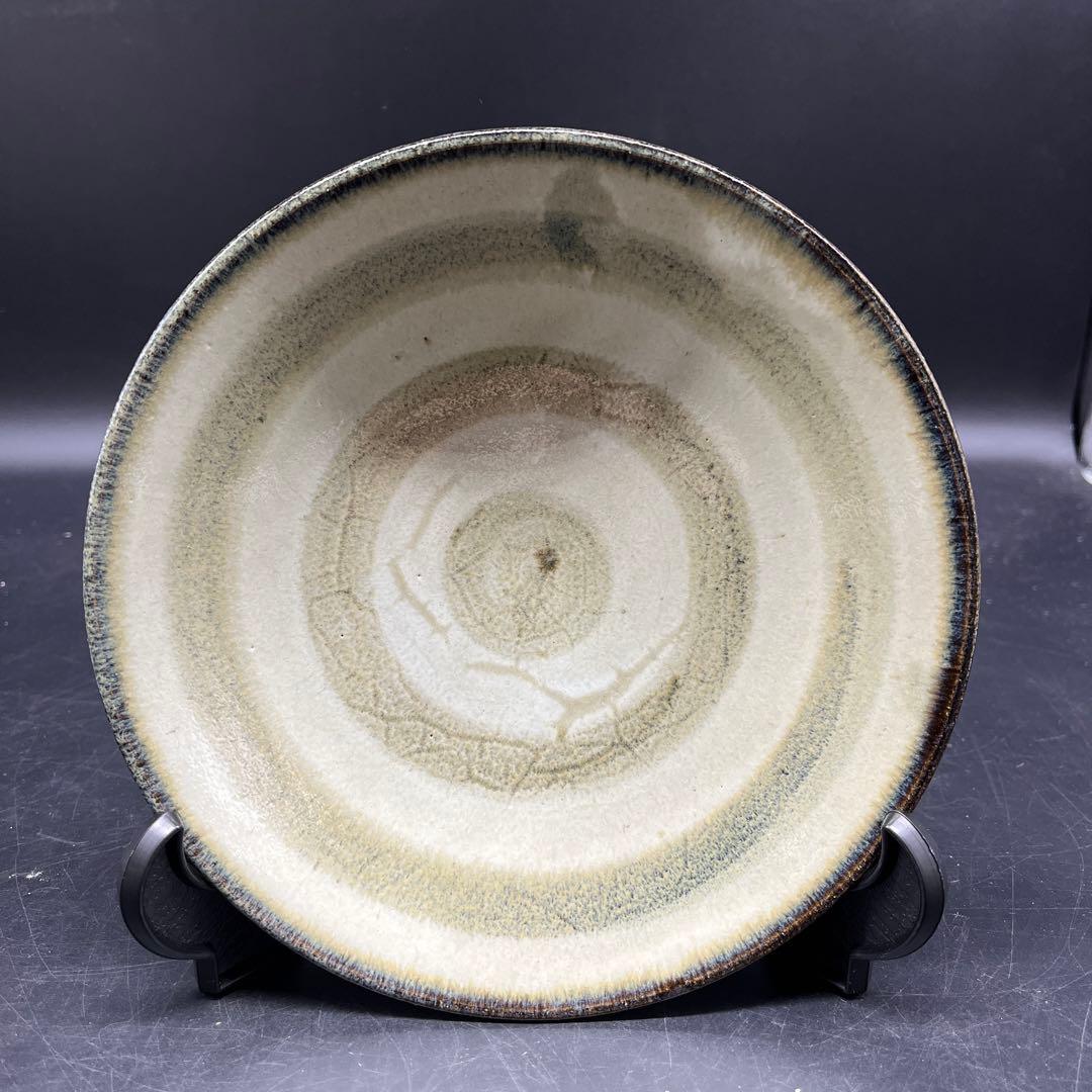 ⭐️新品 未使用品⭐️辻嘉一　特選和食器揃　用の美 鉄釉独楽筋文皿