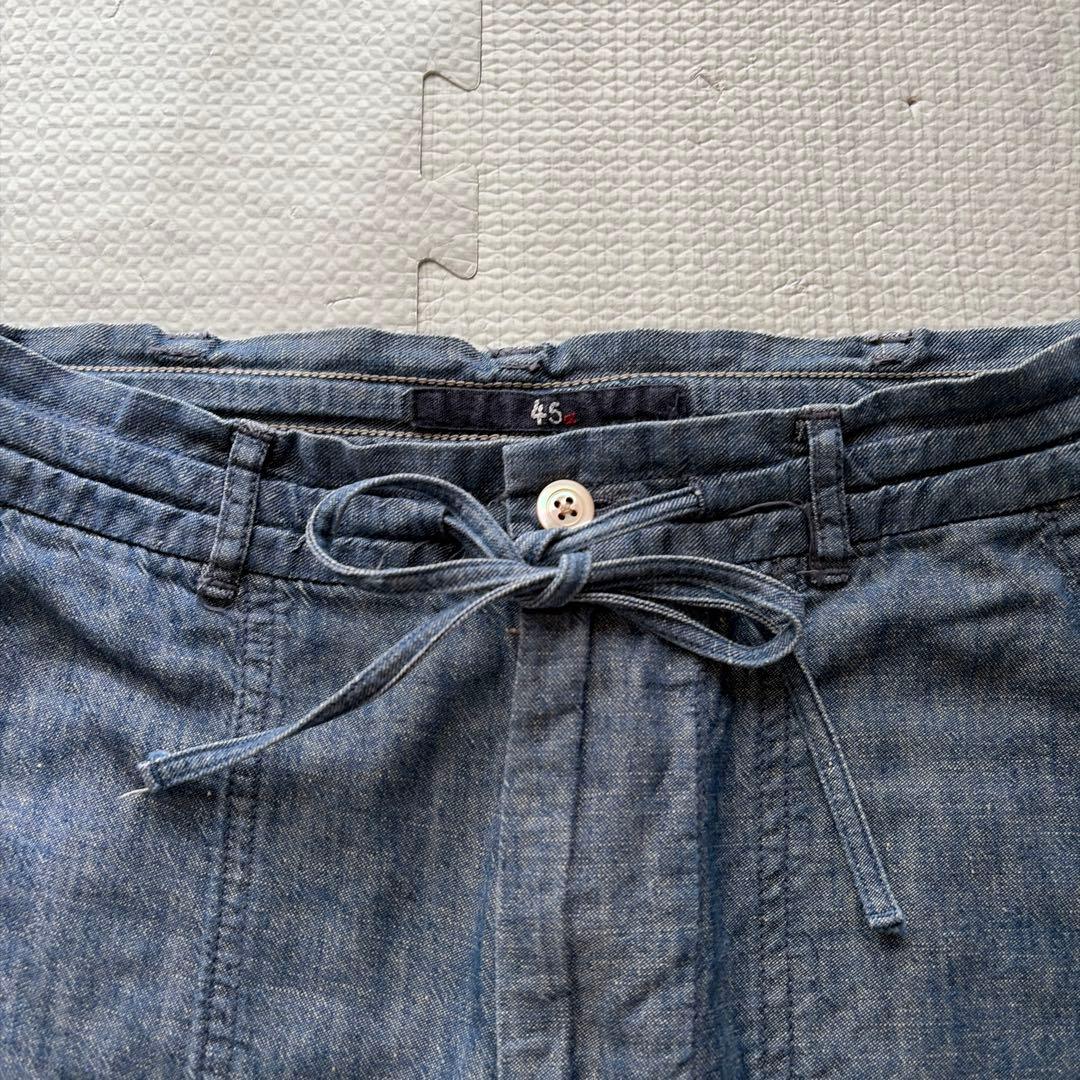 45r 45rpm ボトムス　デニムパンツ　サイズ2 コットン　薄手　春夏