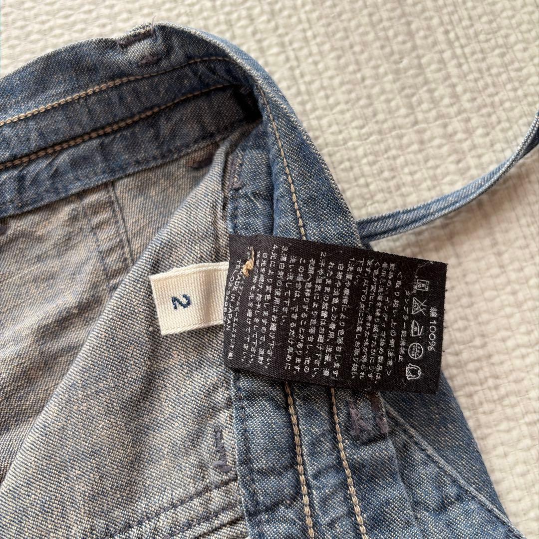45r 45rpm ボトムス　デニムパンツ　サイズ2 コットン　薄手　春夏
