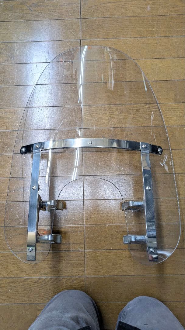 ハーレー用　クイックリリースウインドシールド　クリア　スポーツスター用