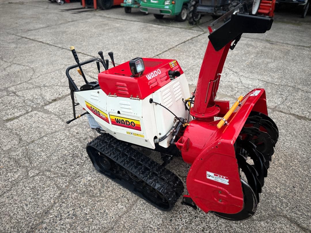 「新潟県長岡市発」WADO 除雪機SS90RH HSTガソリン9馬力動作確認済み