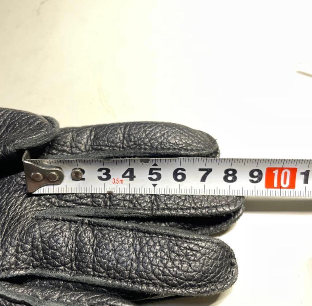 DENTS（デンツ）革手袋　黒　サイズ7　DEERSKIN　ライニング交換済