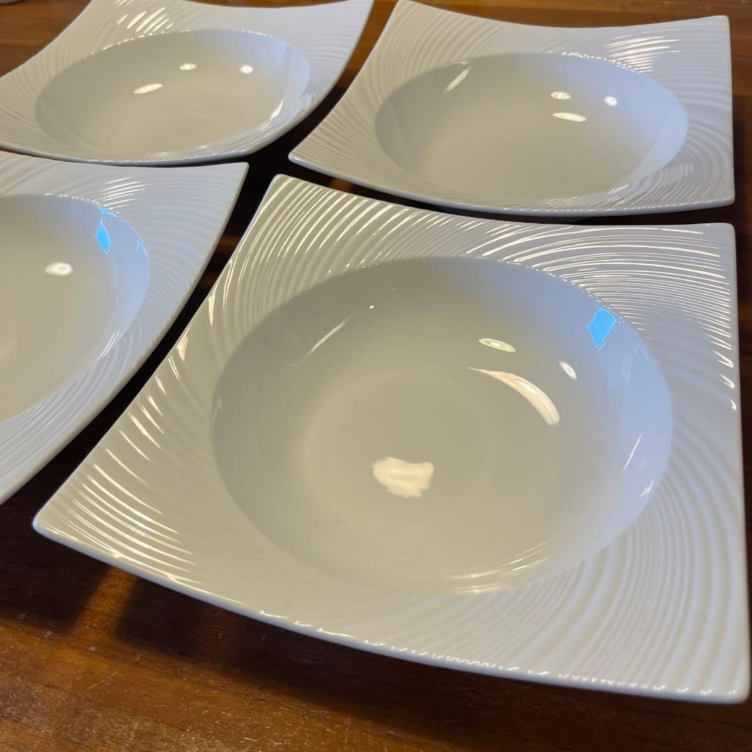 ウェッジウッド　エスリアル101 スクエアプレート　ディナープレート 4枚セット