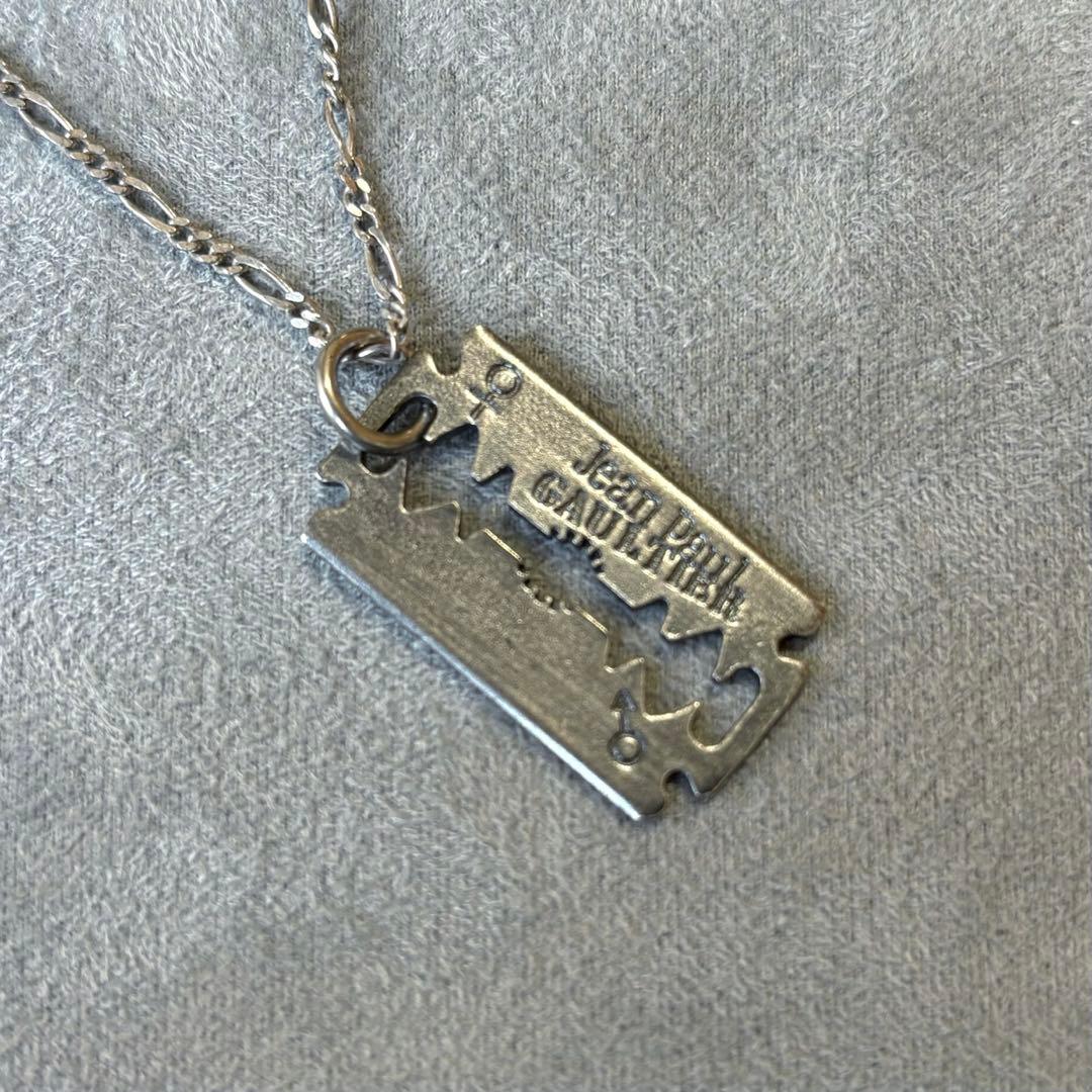 Jean Paul Gaultierドッグタグ ネックレス シルバー チェーン