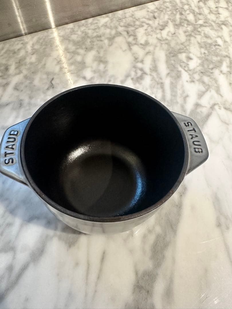 美品】STAUB ストウブ鍋ラココットデゴハン　グレー12