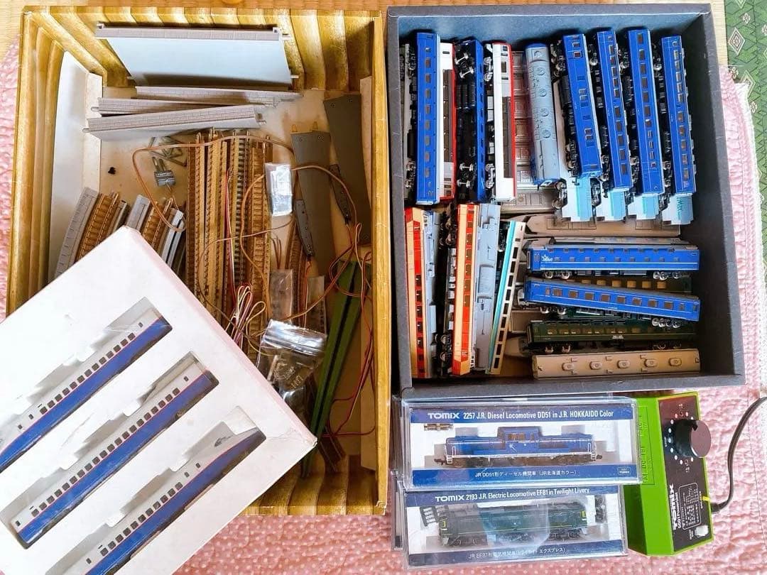 TOMIX Nゲージ 鉄道模型 大量まとめ売り 車両 電気機関車 レールセット