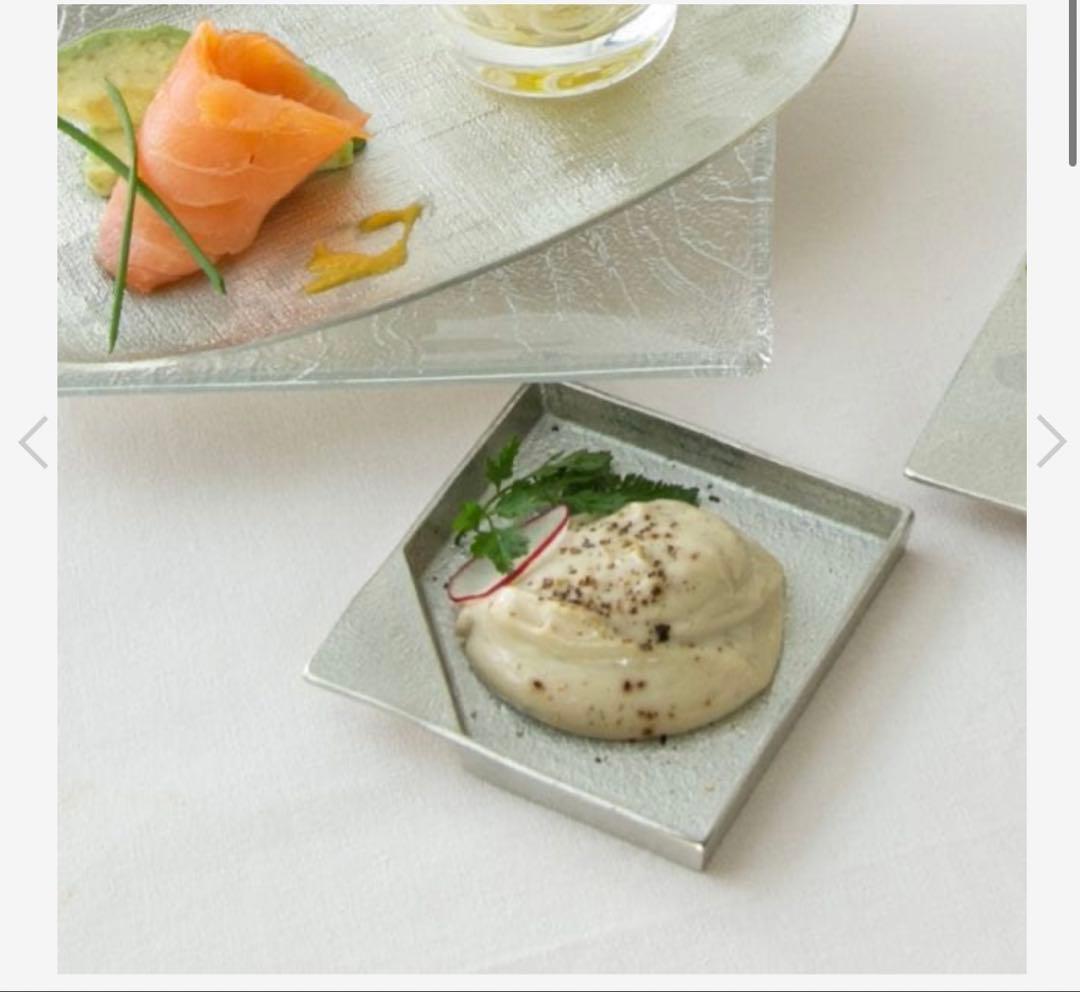 【新品・未使用】能作　つまみ皿　Sサイズ　4枚セット　KAKU TAKAKU