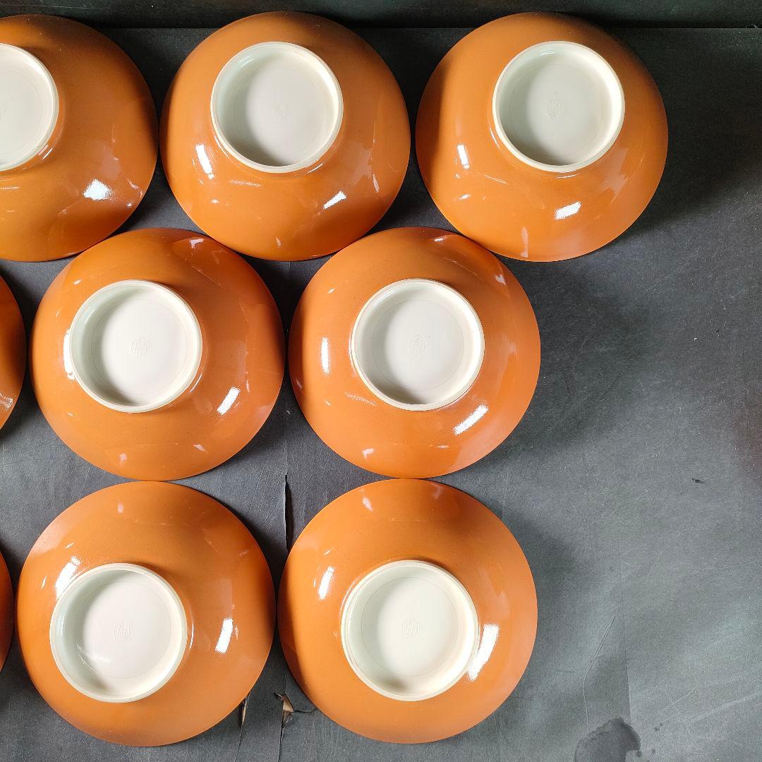 C11-3/素明 銘/金彩京焼蓋茶碗10客組/小鉢/蓋物/茶碗/飾皿/懐石料理