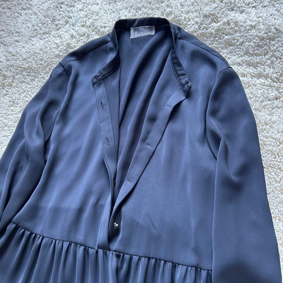 Ballsey ボールジィ ティアードフリルマキシ ロングワンピース Aライン