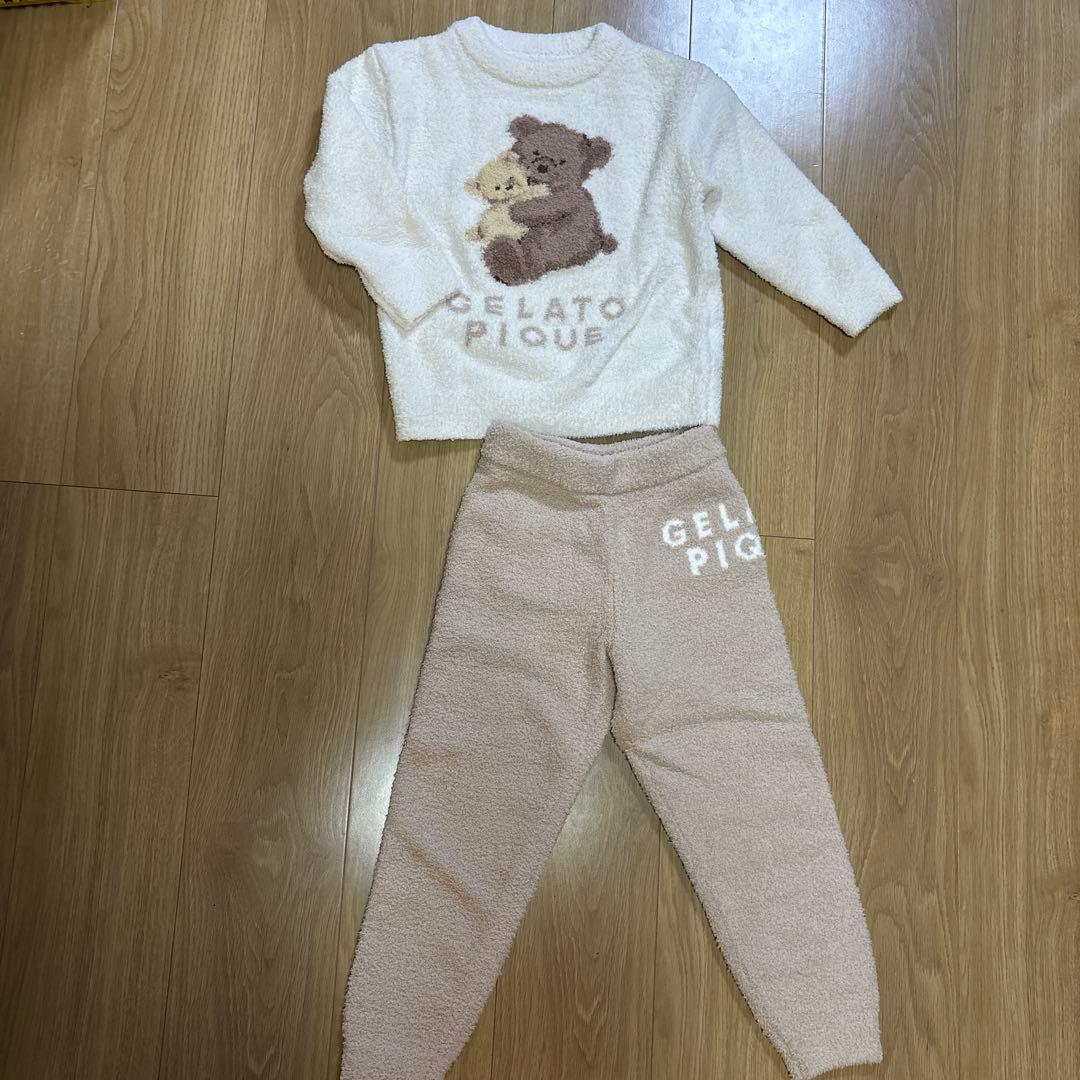 【新品】GELATO PIQUE クマのパジャマセット
