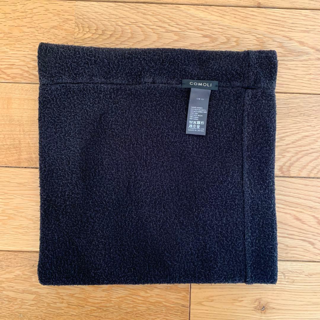 comoli 25AW コモリ シルクフリース　ネックウォーマー