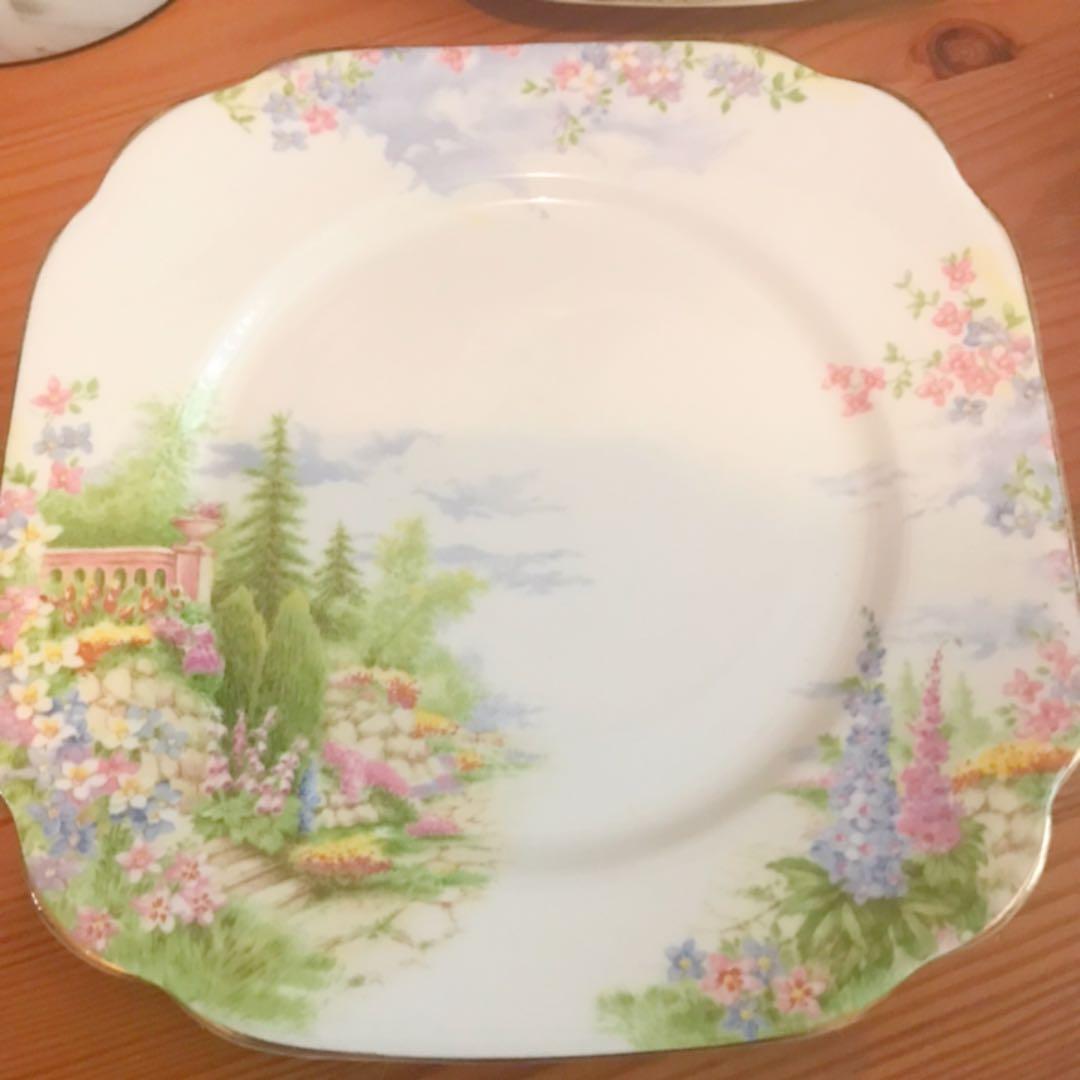 ケンティッシュ　ロッケリー　b&b プレート　4枚セット