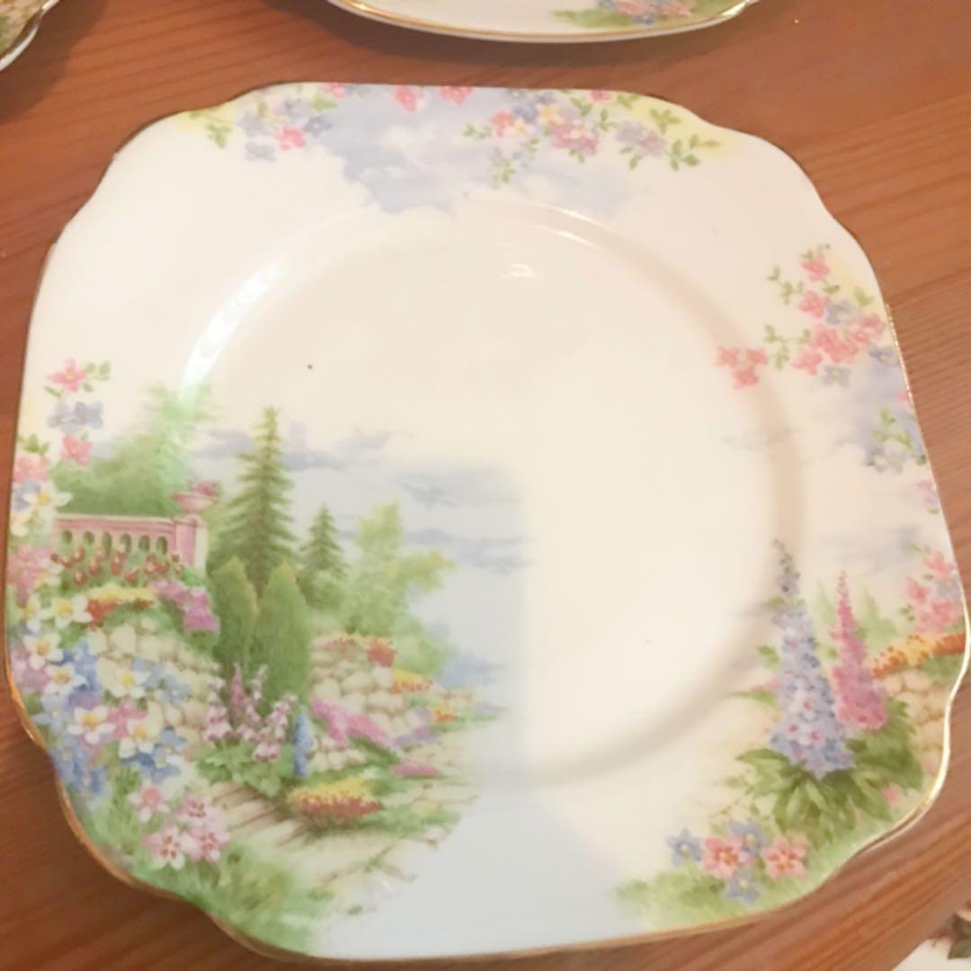 ケンティッシュ　ロッケリー　b&b プレート　4枚セット