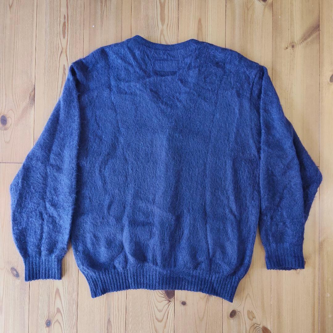 美品 ワコマリア モヘア カーディガン パープル (野村訓市 窪塚洋介