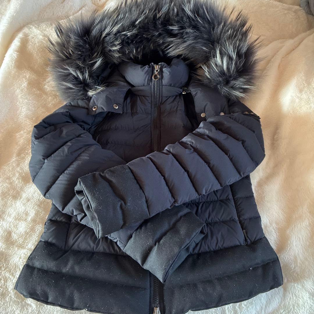 TATRAS ヴァレナブラック ダウンジャケット ファー付き