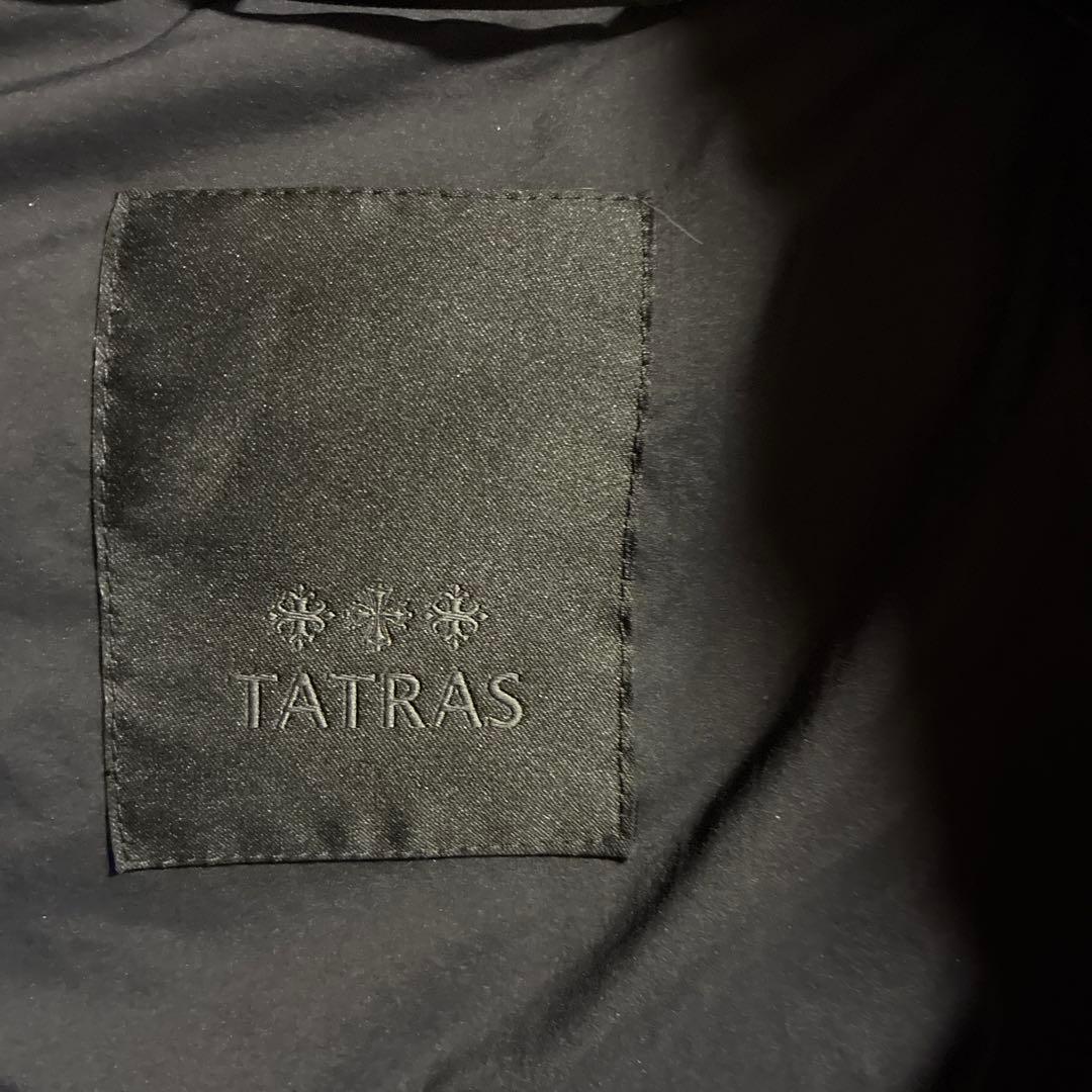 TATRAS ヴァレナブラック ダウンジャケット ファー付き