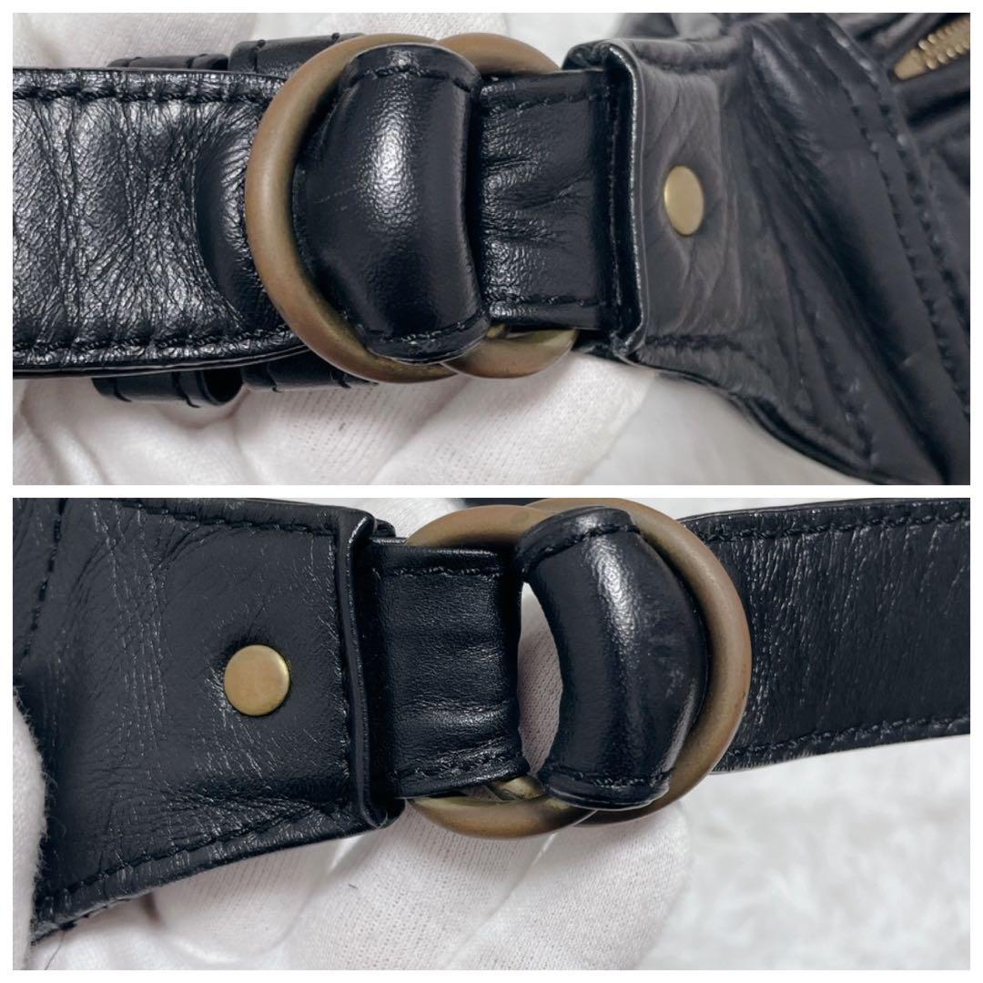 希少 IRON HEART ボディバッグ ウエストポーチ キルティング