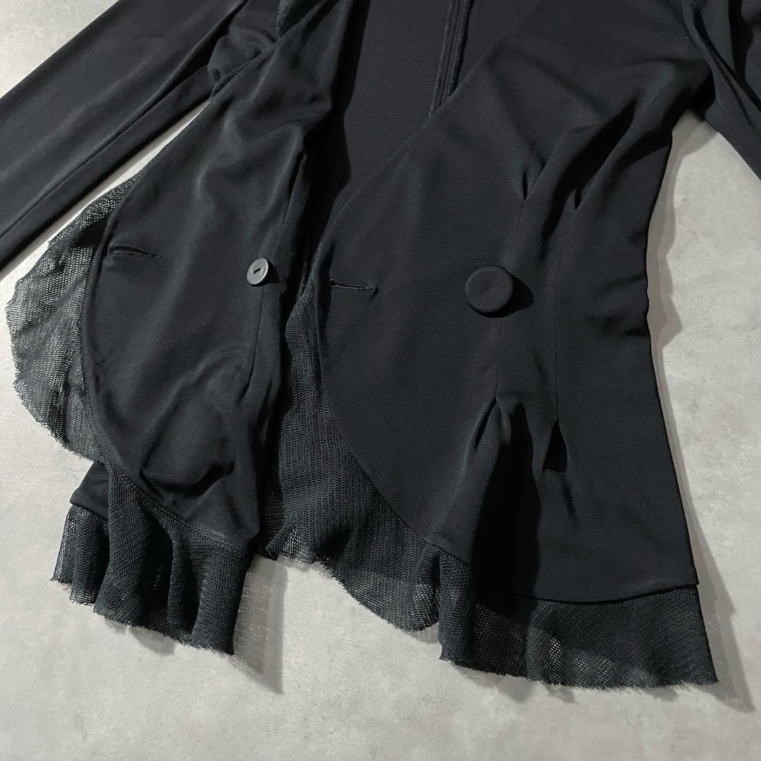 Emporio Armani sheer frills jacket イタリア製