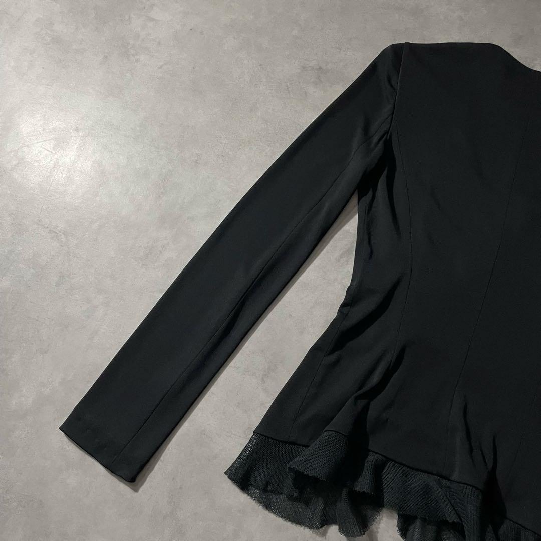 Emporio Armani sheer frills jacket イタリア製