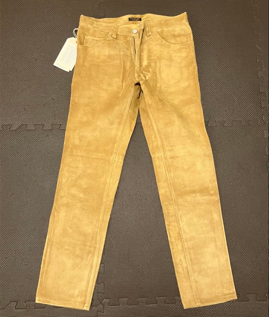 【メルカリ市特価】牛革　ズボン　革パン　A VONTADE レザーパンツ