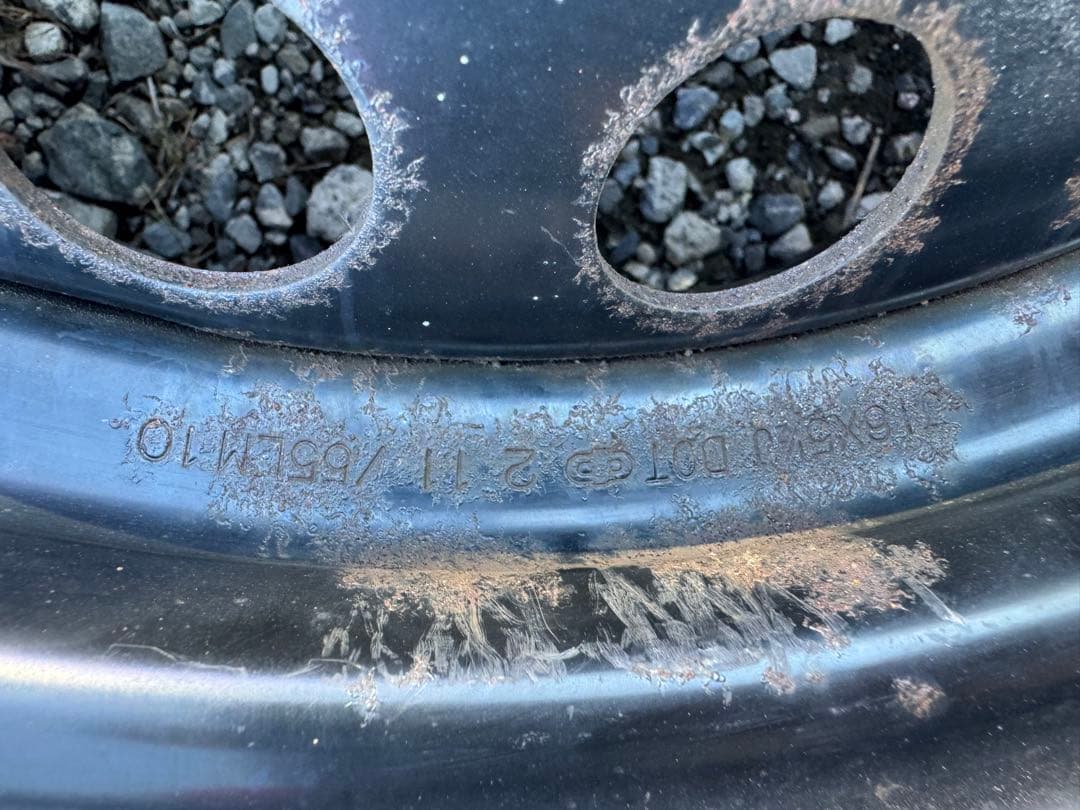 トヨタ純正16インチ 鉄ホイール 冬タイヤ付き4本セット175/60R16